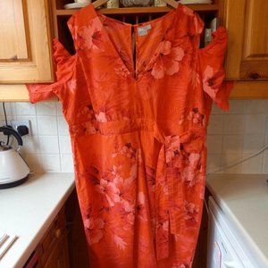 Asos cold Shoulder Dress size 24